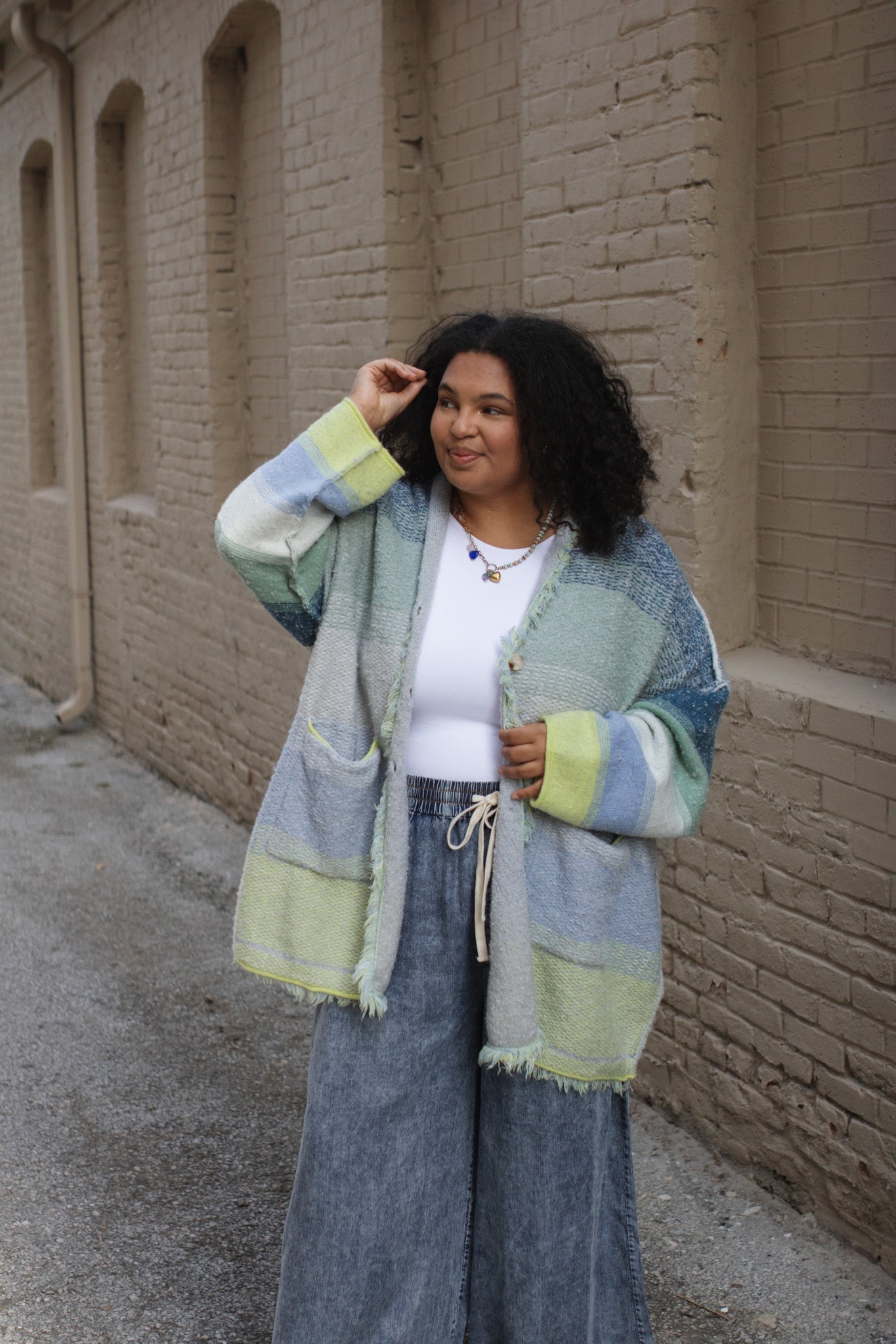 Mary Chunky Knit Tunic Cardigan