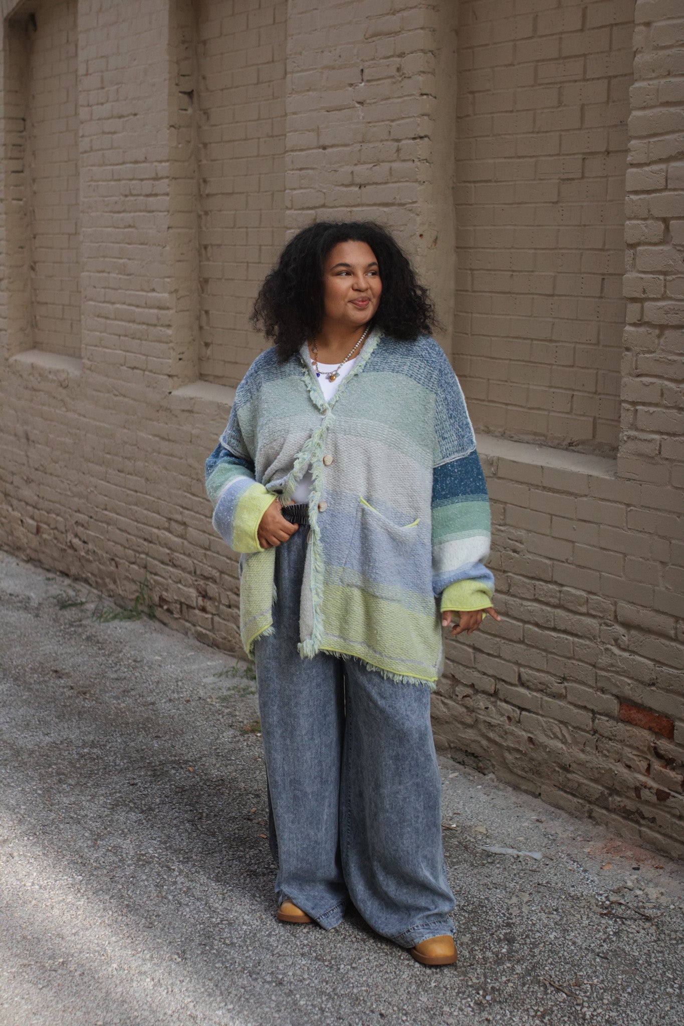 Mary Chunky Knit Tunic Cardigan