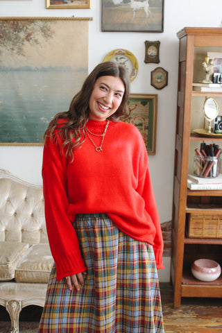 Logan Mock Neck Knit Sweater