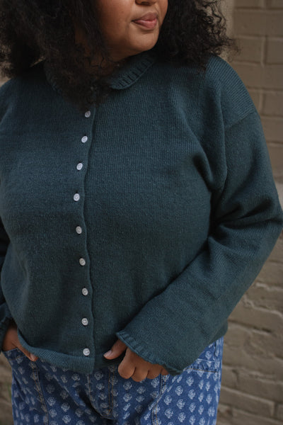 Albany Collared Sweater Cardigan