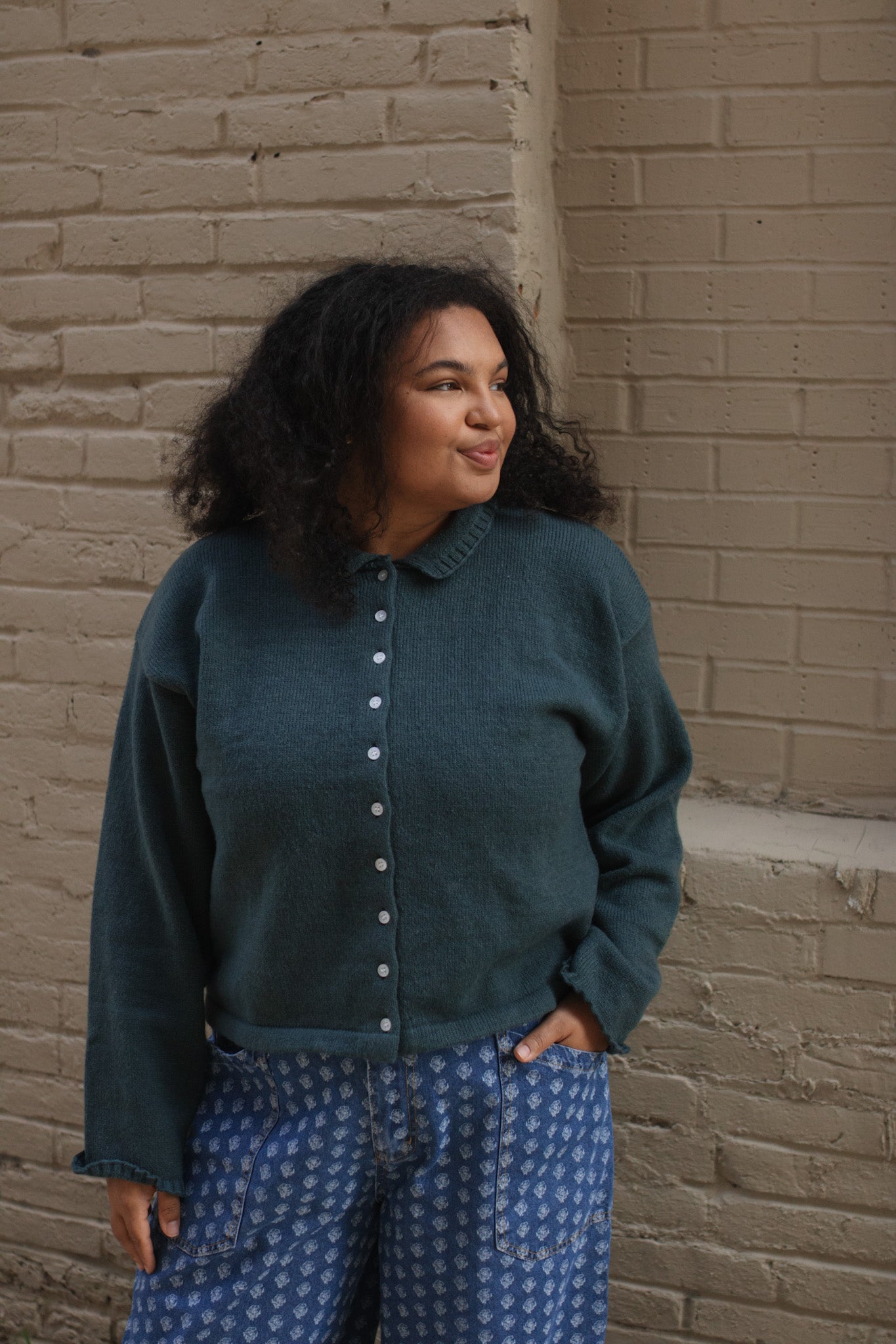 Albany Collared Sweater Cardigan