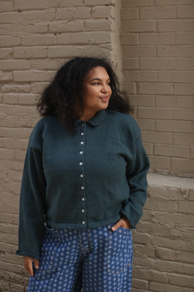 Albany Collared Sweater Cardigan