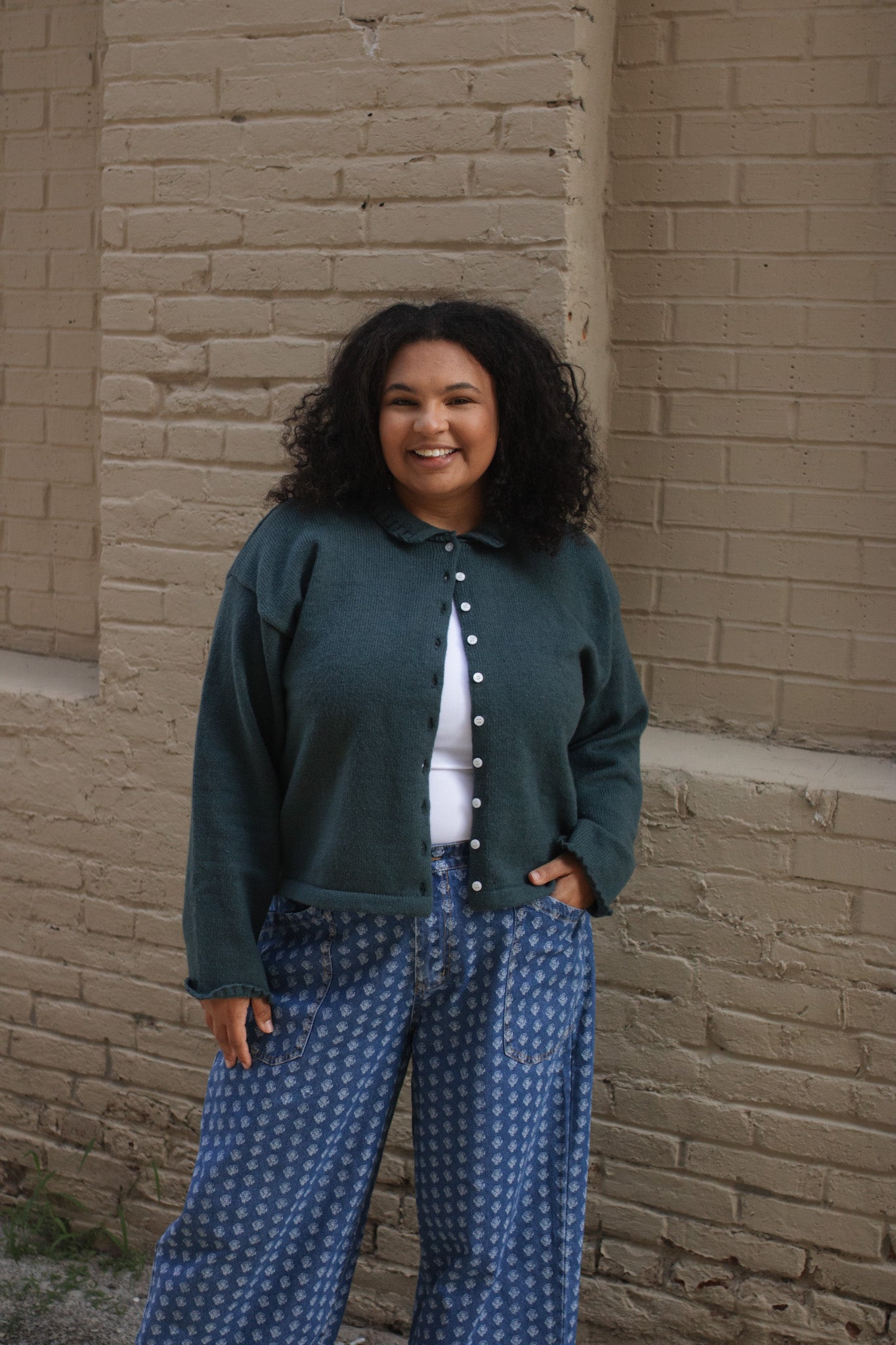 Albany Collared Sweater Cardigan
