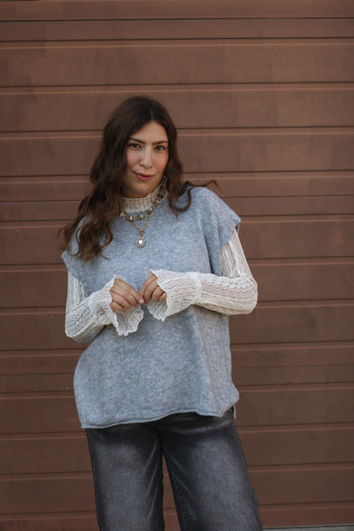 Emmie Lace Bell Sleeve Top
