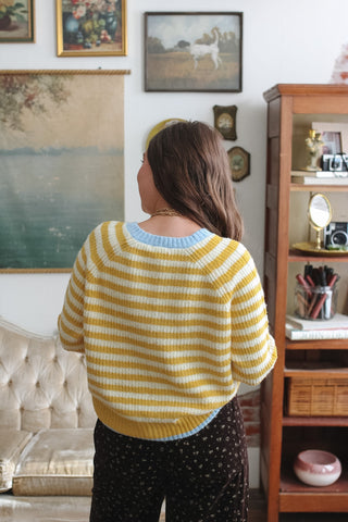 Chandler Striped Knit Cardigan