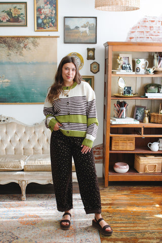 Lindsey Striped Knit Cardigan