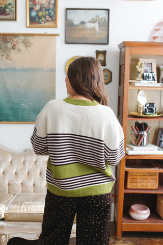 Lindsey Striped Knit Cardigan