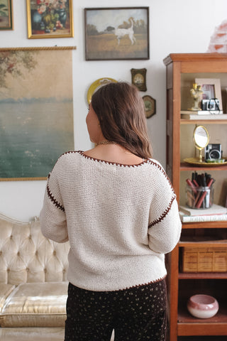 Harper Contrast Stitch Sweater