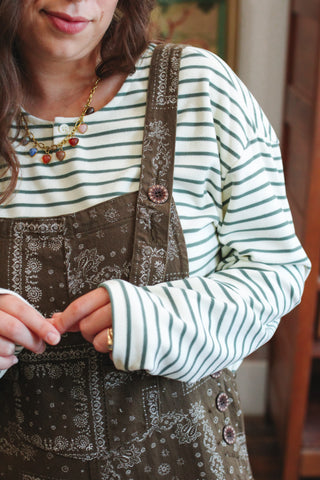 Tate Bandana Overalls