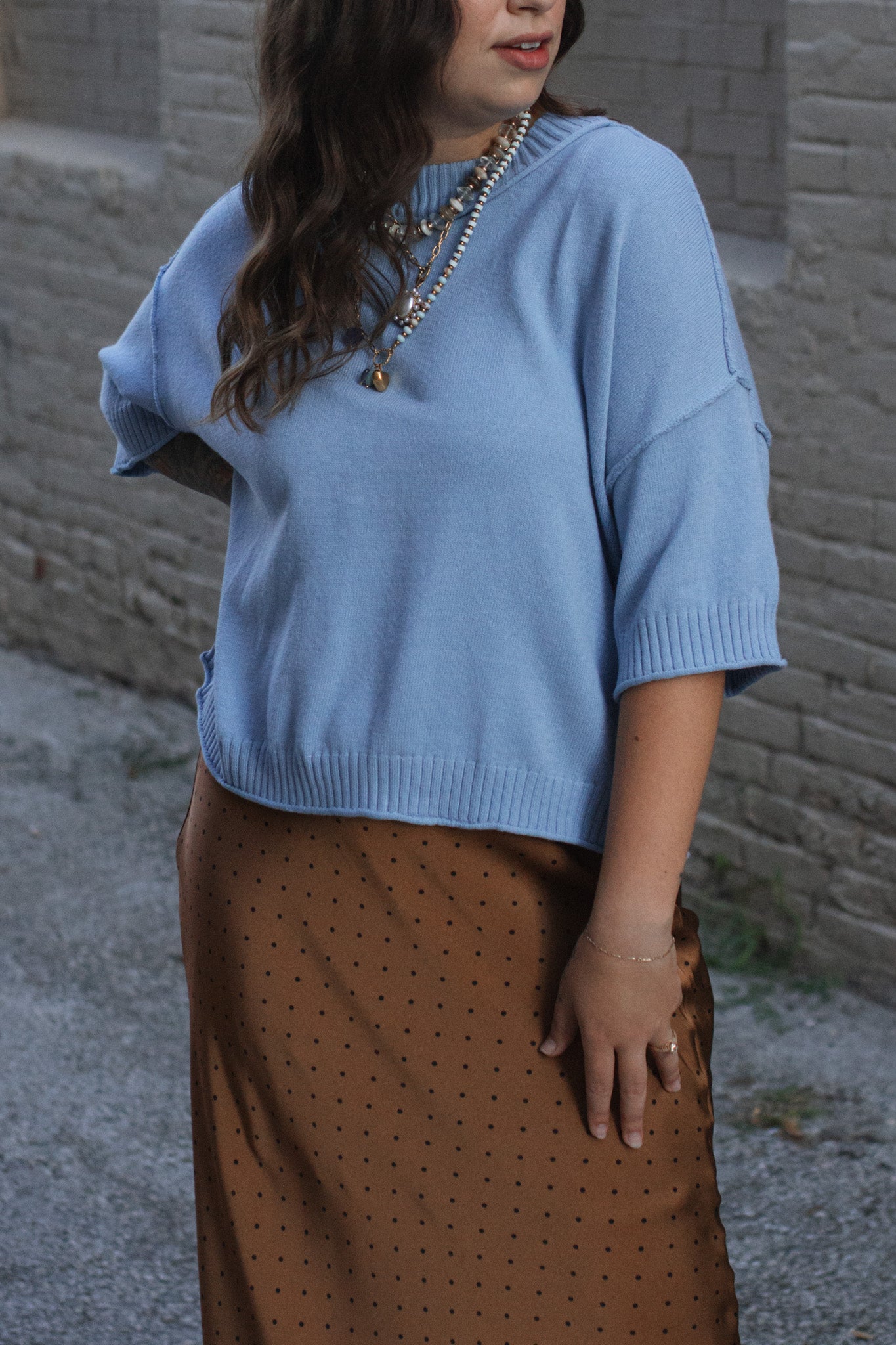 Skye Drop Shoulder Sweater