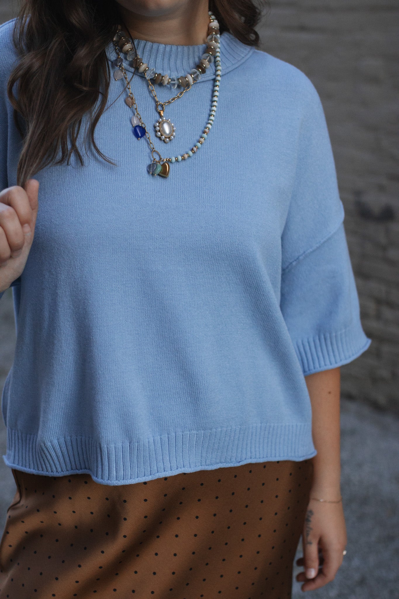 Skye Drop Shoulder Sweater