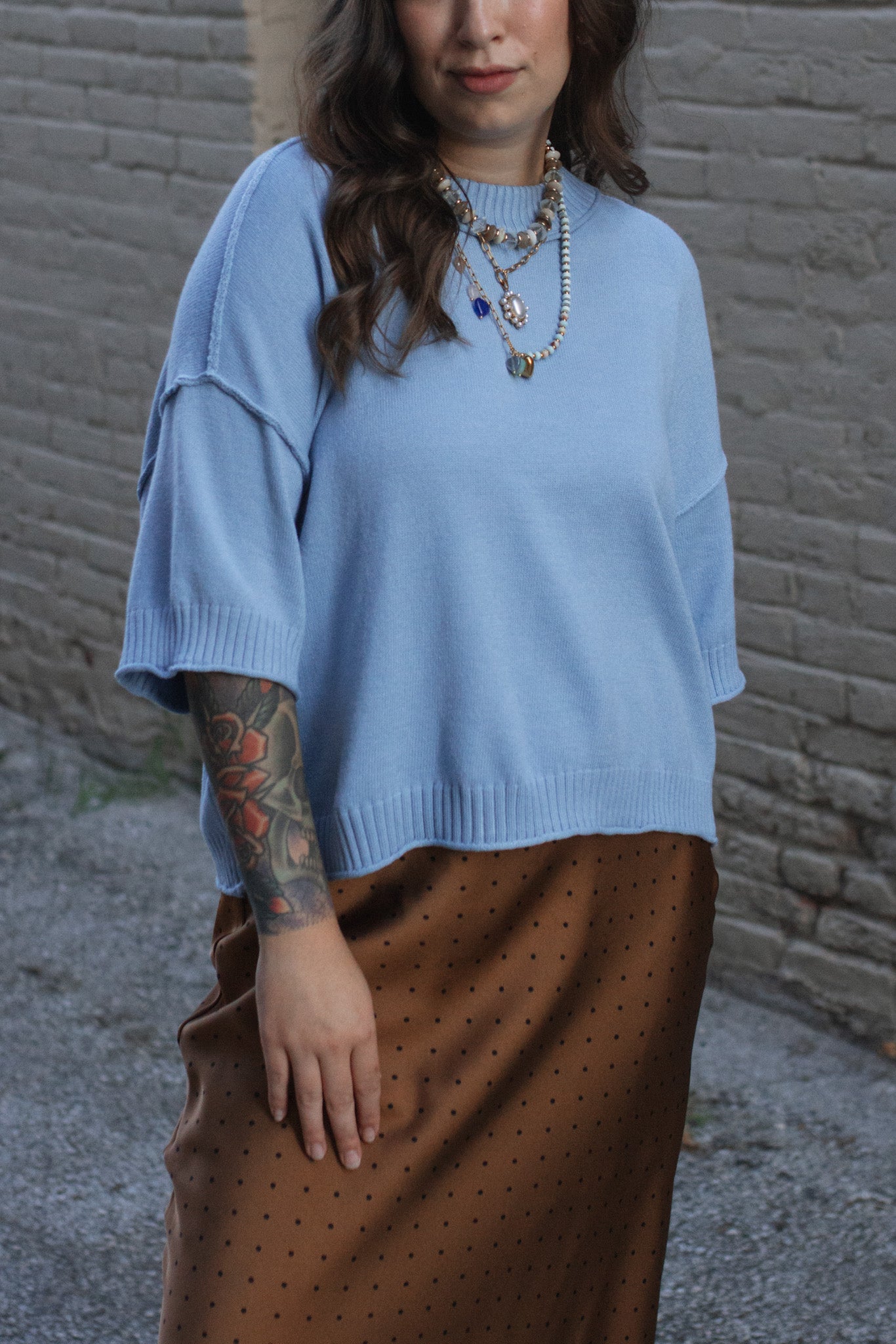 Skye Drop Shoulder Sweater