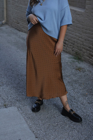 Rory Polka Dot Midi Skirt