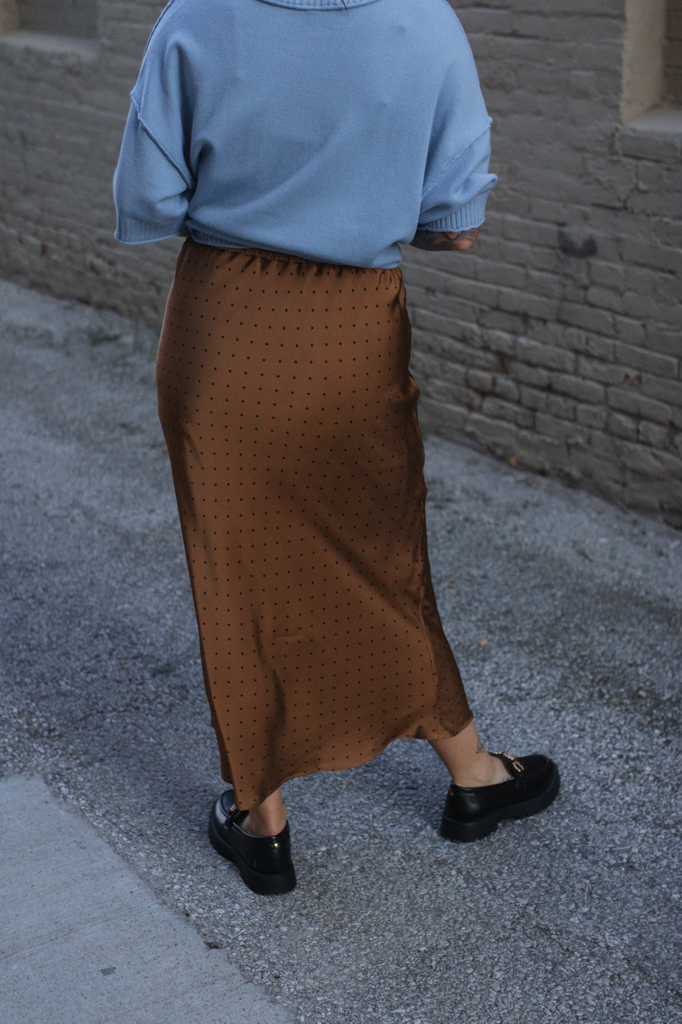 Rory Polka Dot Midi Skirt