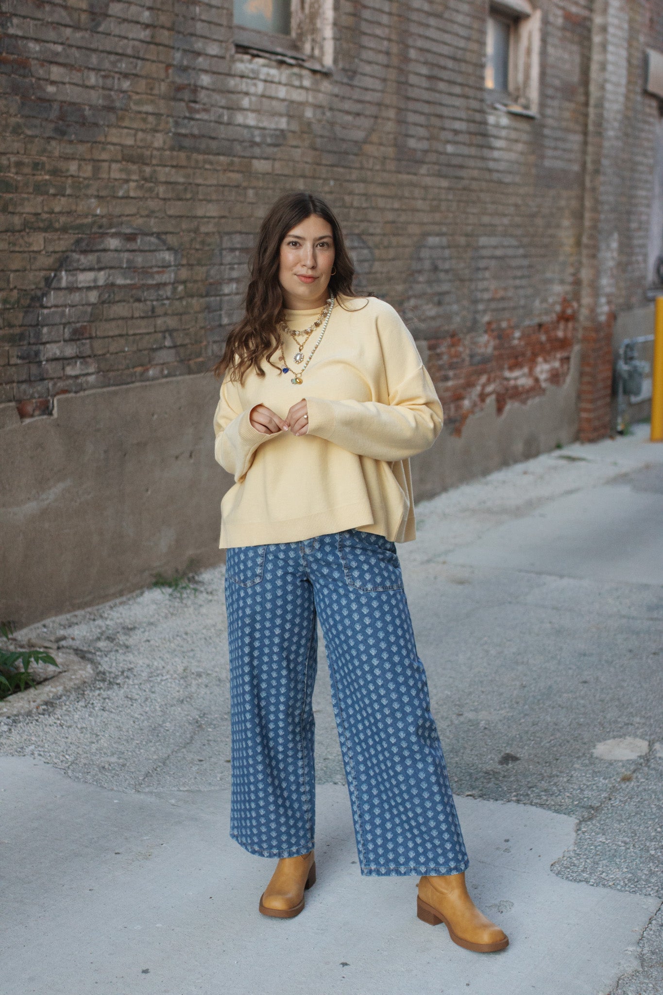 Elaina Mock Neck Sweater