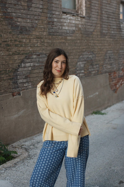 Elaina Mock Neck Sweater