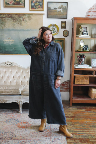 Ollie Oversized Denim Jumpsuit