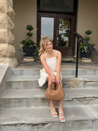 Aspen Eyelash Fringe Dress