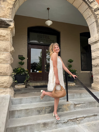 Aspen Eyelash Fringe Dress