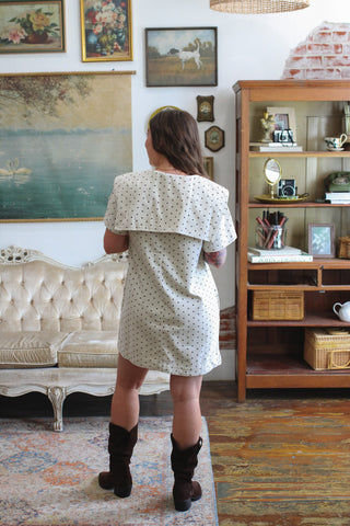 Sutton Corduroy Polka Dot Mini Dress