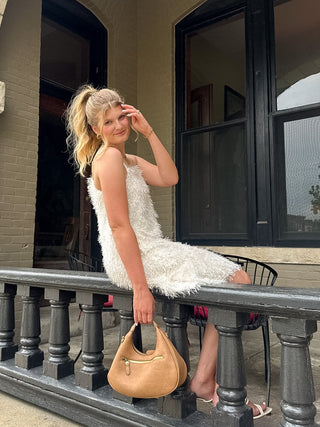 Aspen Eyelash Fringe Dress