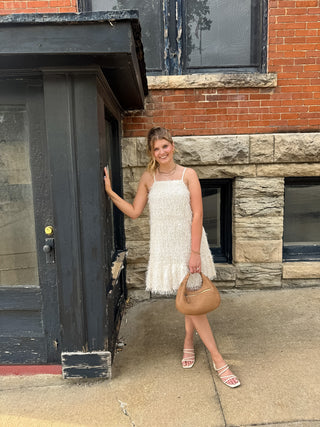 Aspen Eyelash Fringe Dress