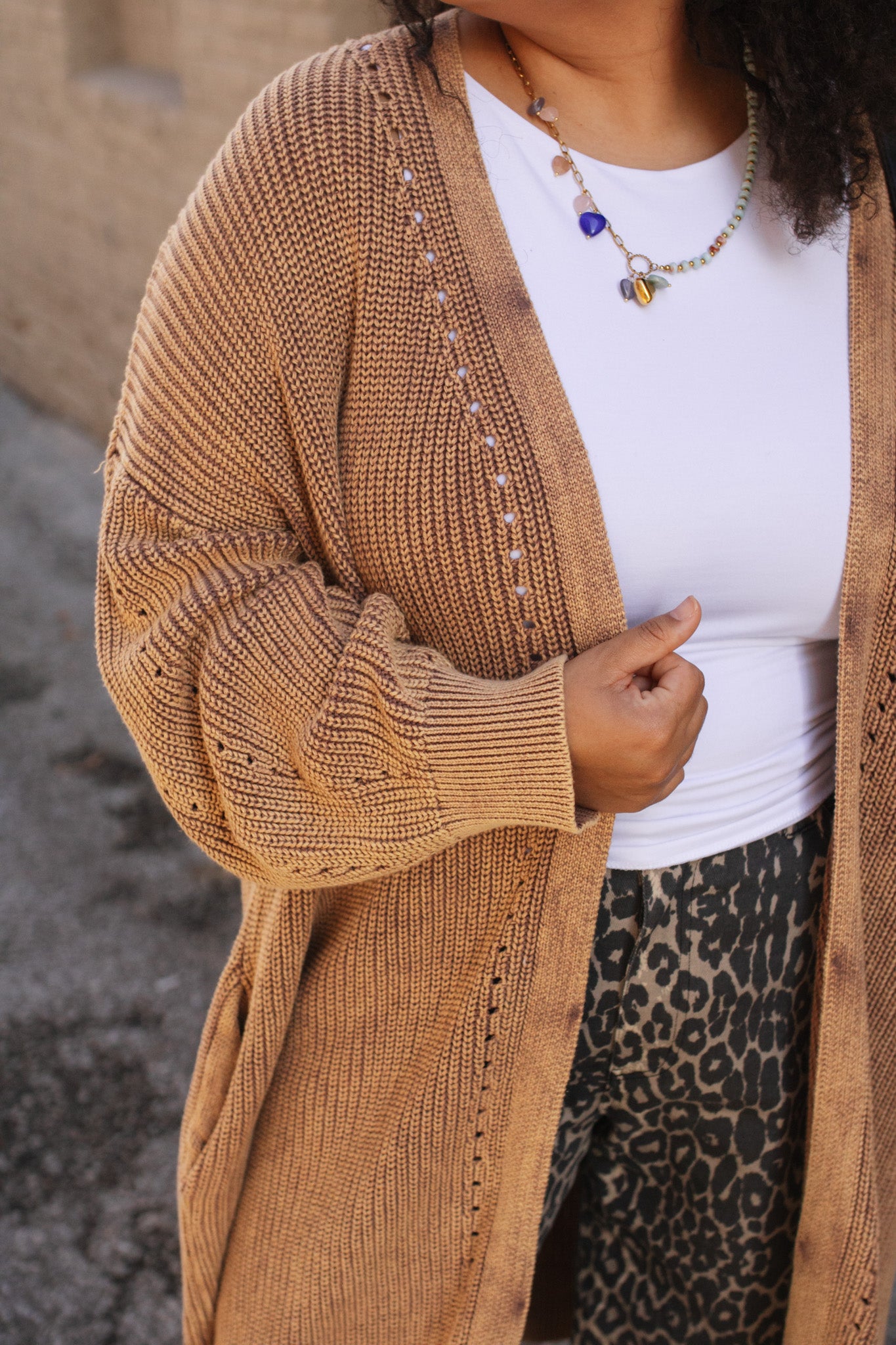 Micah Cozy Knit Long Cardigan