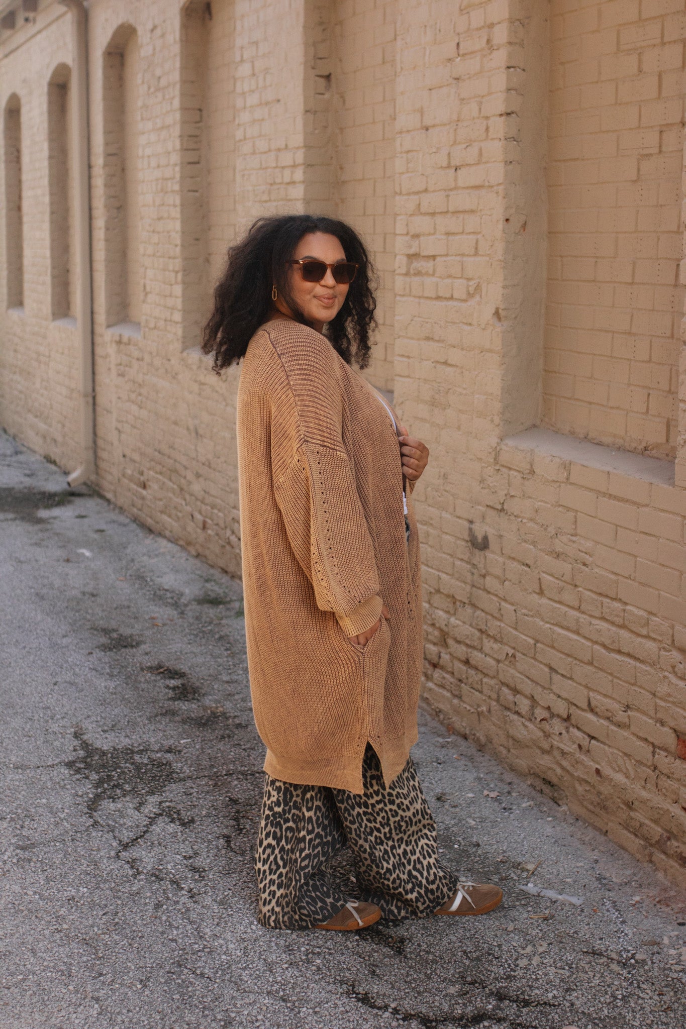 Micah Cozy Knit Long Cardigan