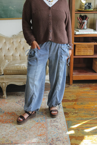 Parker Denim Tie Pocket Pants