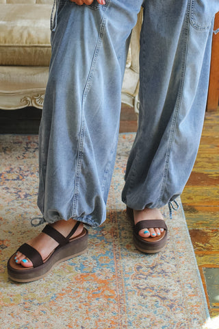 Parker Denim Tie Pocket Pants