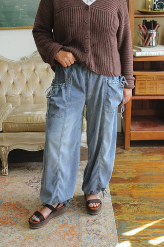 Parker Denim Tie Pocket Pants