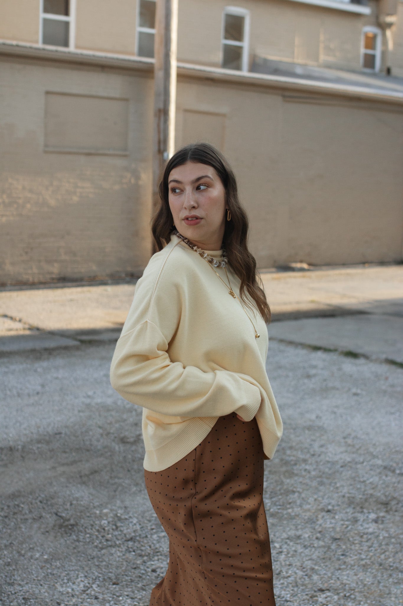 Elaina Mock Neck Sweater