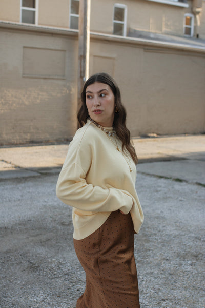 Elaina Mock Neck Sweater