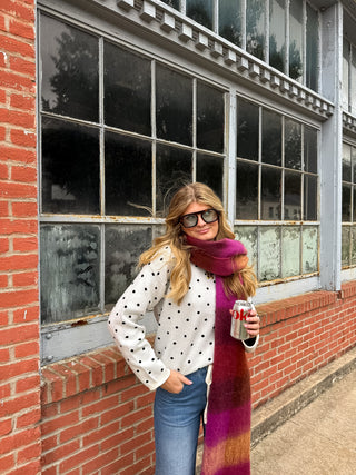Logan Brushed Plaid Winter Scarf