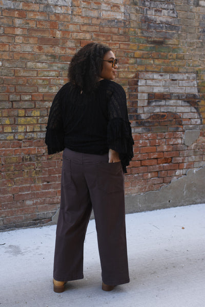 Sabrina Wide Leg Drawstring Pant
