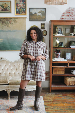 Haven Plaid Mini Dress