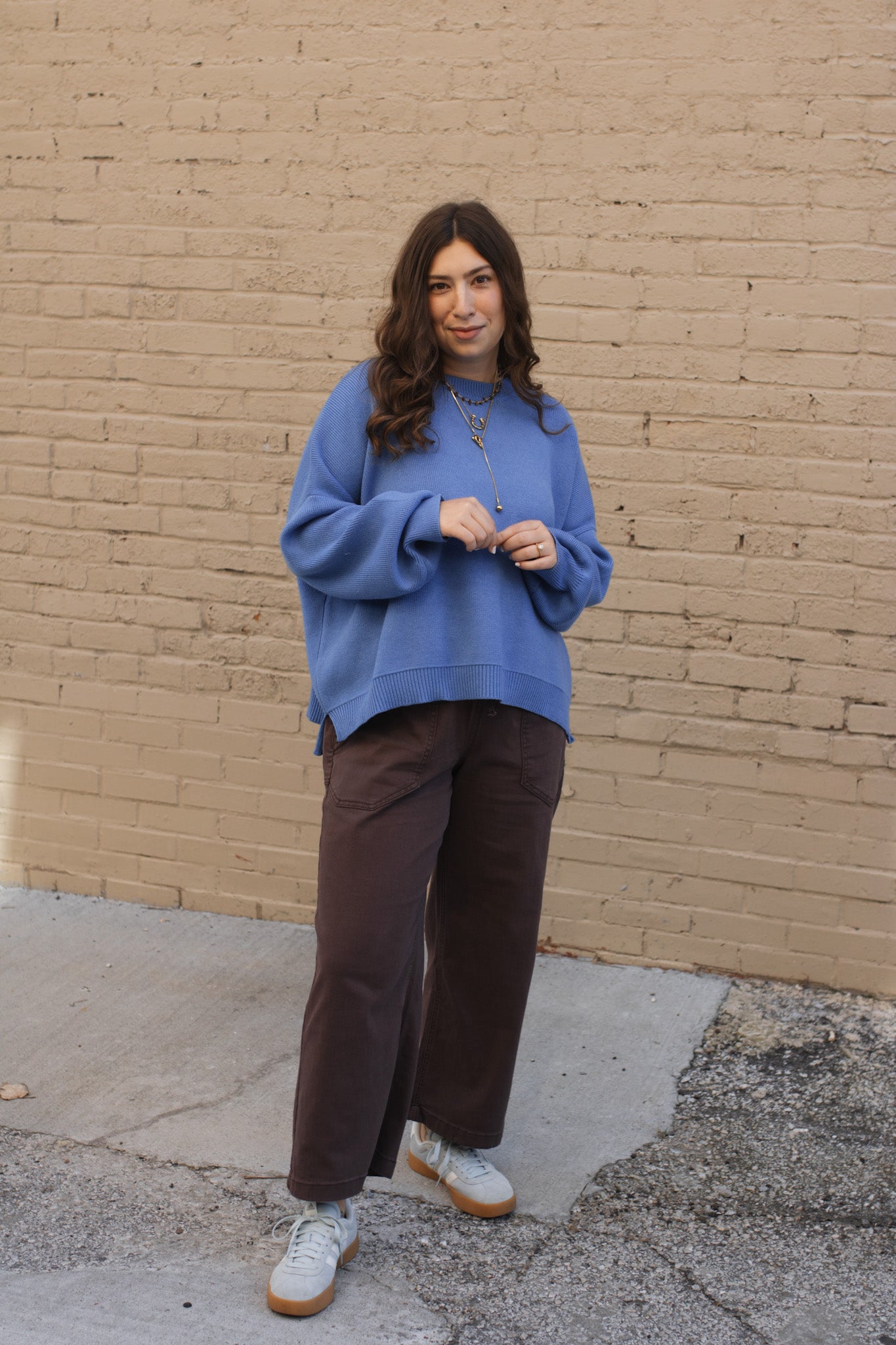 Clara Relaxed Knit Oversized Sweater