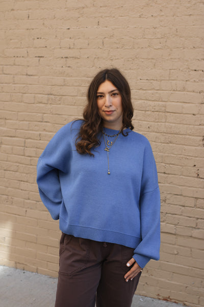 Clara Relaxed Knit Oversized Sweater