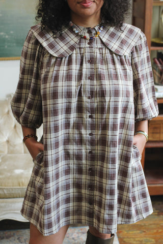 Haven Plaid Mini Dress