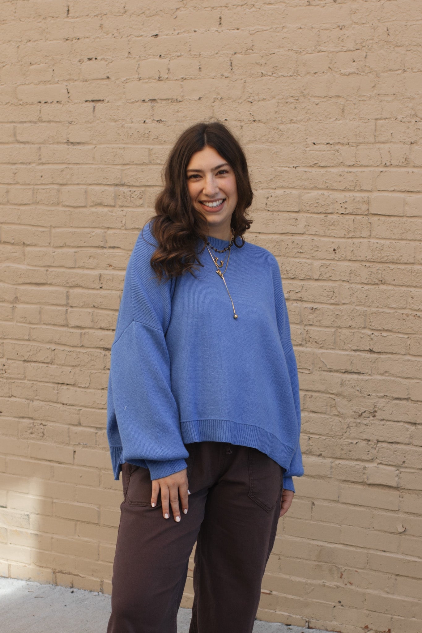 Clara Relaxed Knit Oversized Sweater