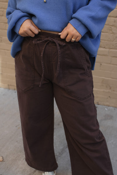 Sabrina Wide Leg Drawstring Pant
