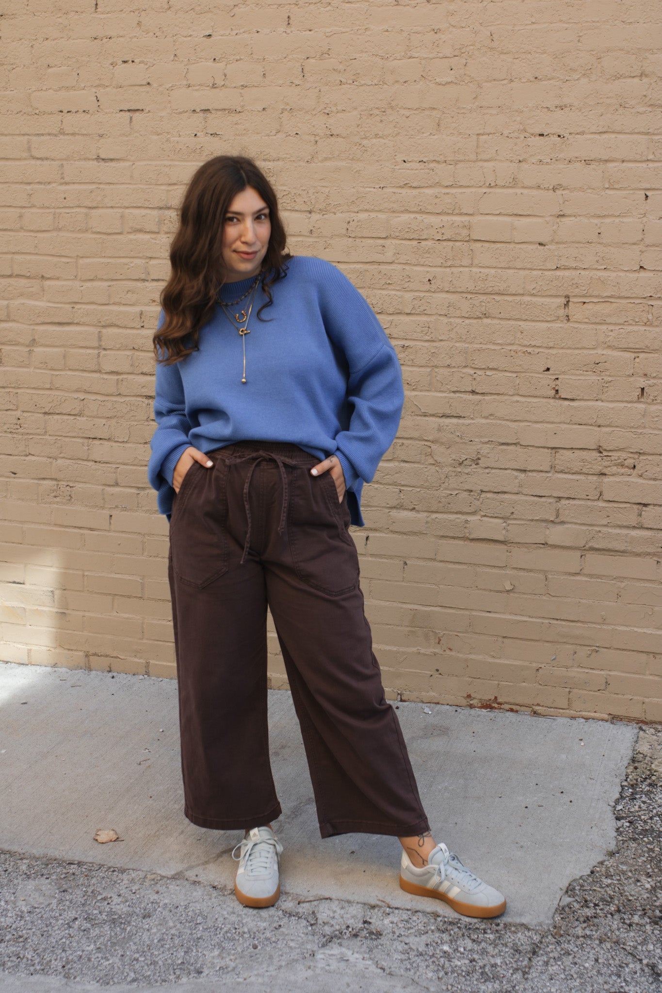 Sabrina Wide Leg Drawstring Pant