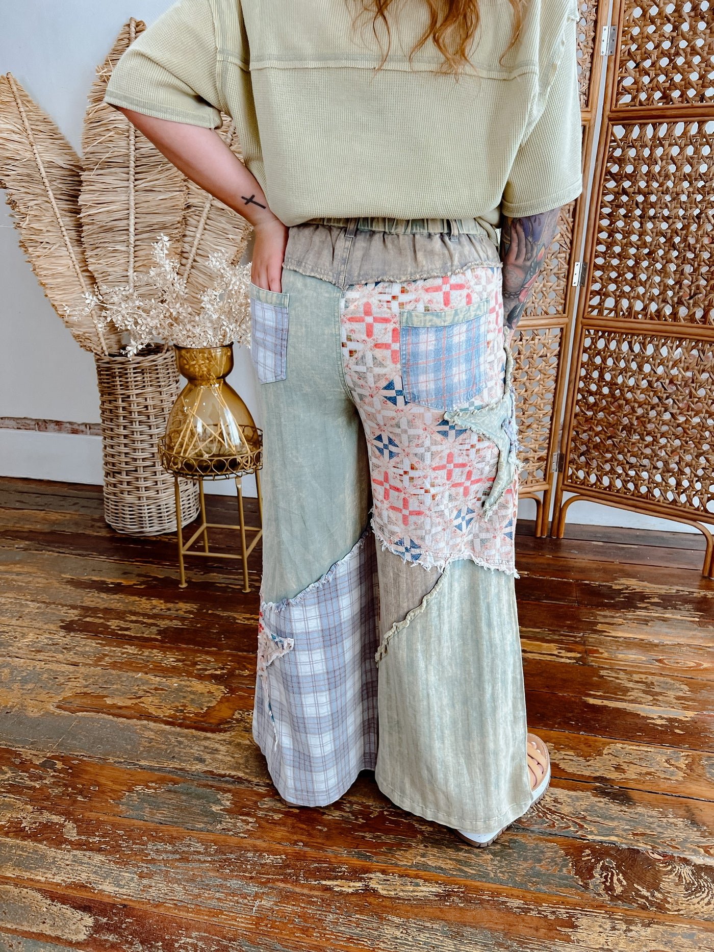 Good Vibrations Patchwork Trousers