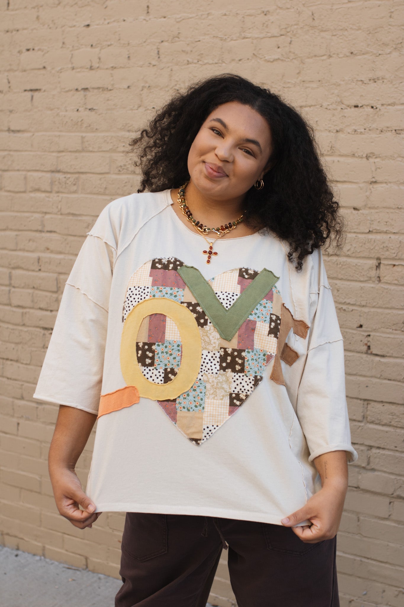 Rowan Love Patchwork Top