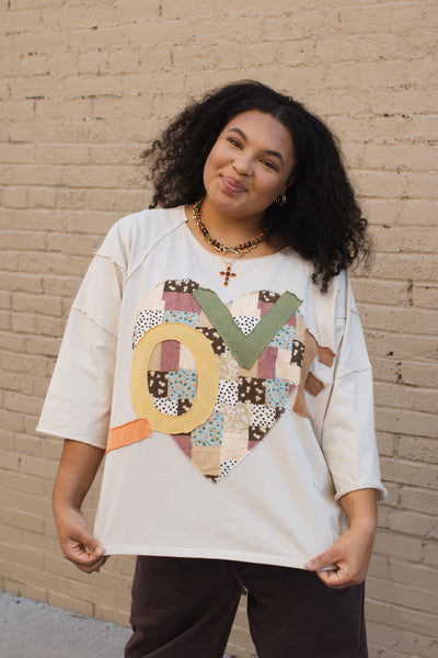 Rowan Love Patchwork Top
