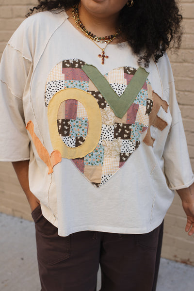 Rowan Love Patchwork Top