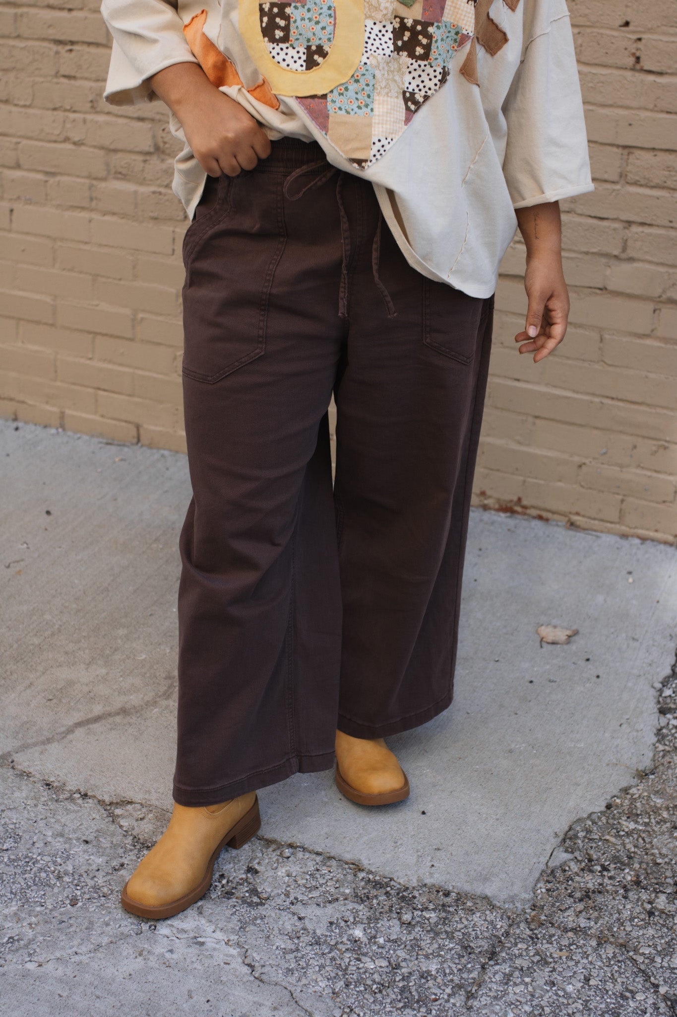 Sabrina Wide Leg Drawstring Pant