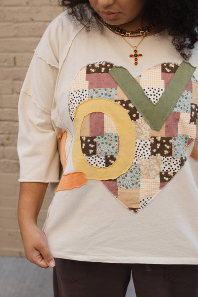 Rowan Love Patchwork Top