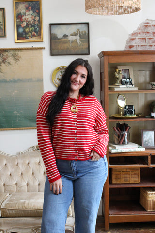 Frankie Striped Cardigan