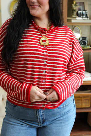 Frankie Striped Cardigan